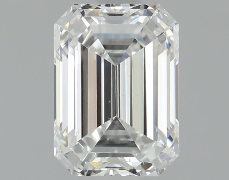 Diamante Naturale Taglio Smeraldo 0.51ct EX/EX F VS2 - GIA - 5.29x3.83x2.56mm