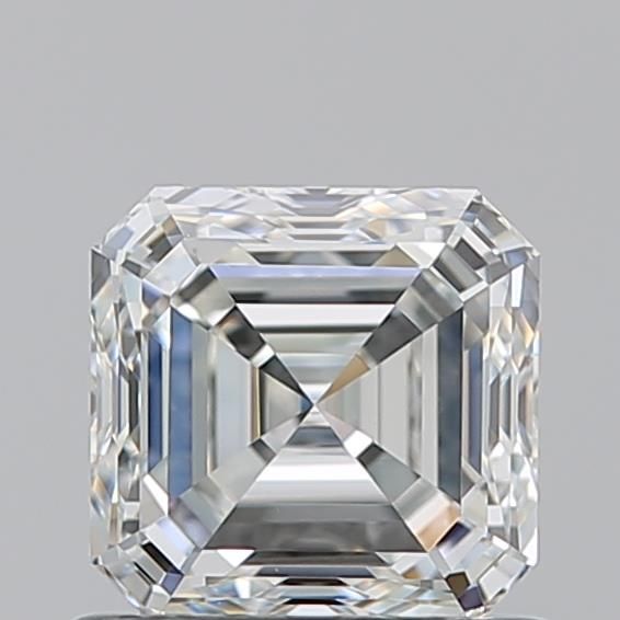 Diamante Naturale Taglio Asscher 0.9ct VG/EX H VVS2 - GIA - 5.31x5.19x3.55mm