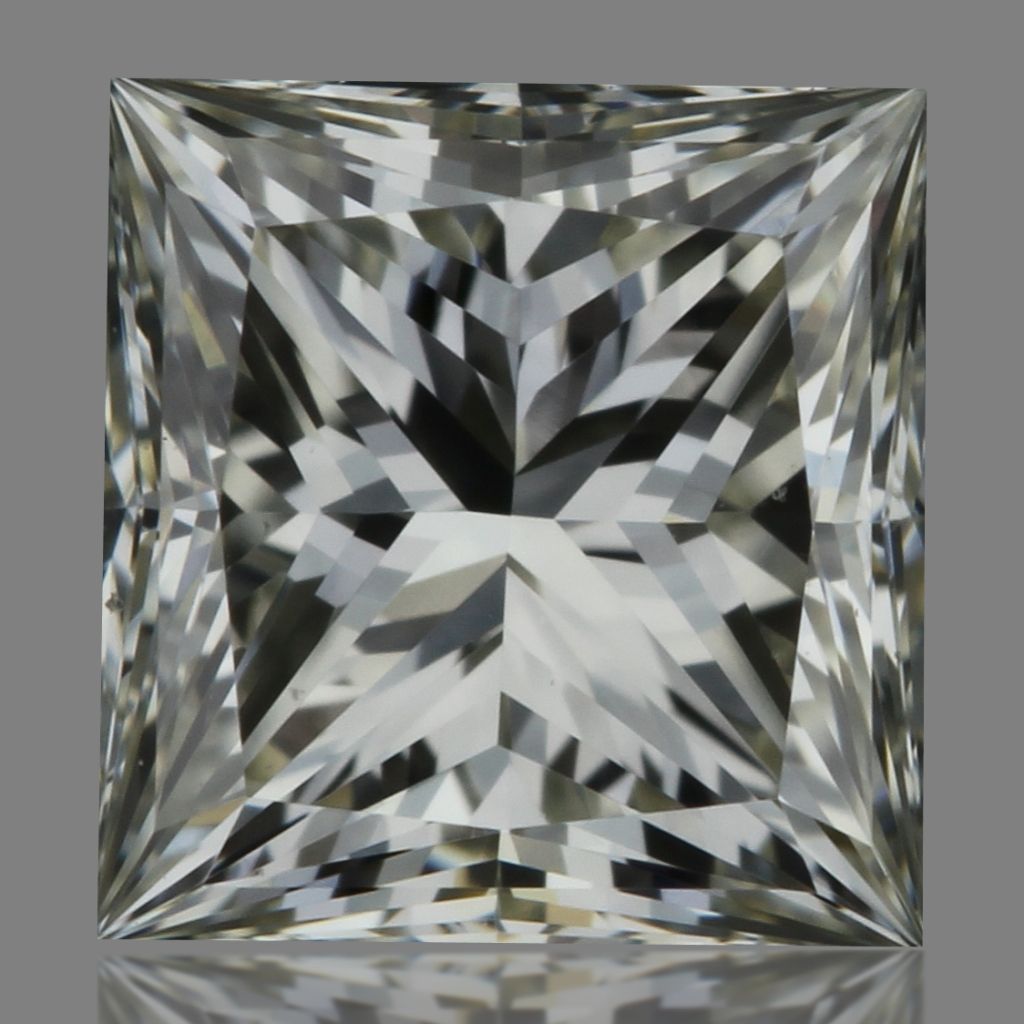 Diamante Naturale Taglio Princess 0.5ct VG/EX J VS1 - GIA - 4.5x4.34x3.17mm