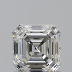 Diamante Naturale Taglio Asscher 0.9ct EX/EX H VVS1 - GIA - 5.33x5.3x3.44mm