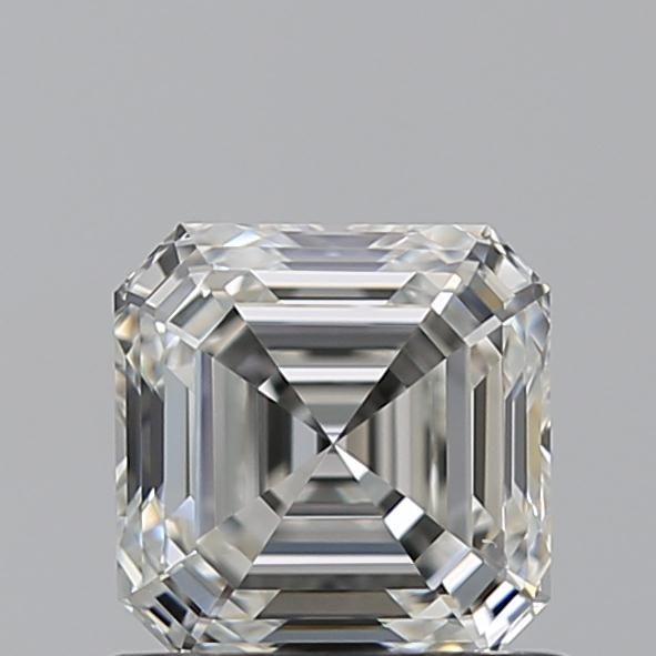 Diamante Naturale Taglio Asscher 0.9ct EX/EX H VVS1 - GIA - 5.33x5.3x3.44mm