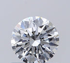Diamante Naturale Taglio Brillante 0.5ct 3EX F VVS2 - GIA - 5.06x5.09x3.14mm