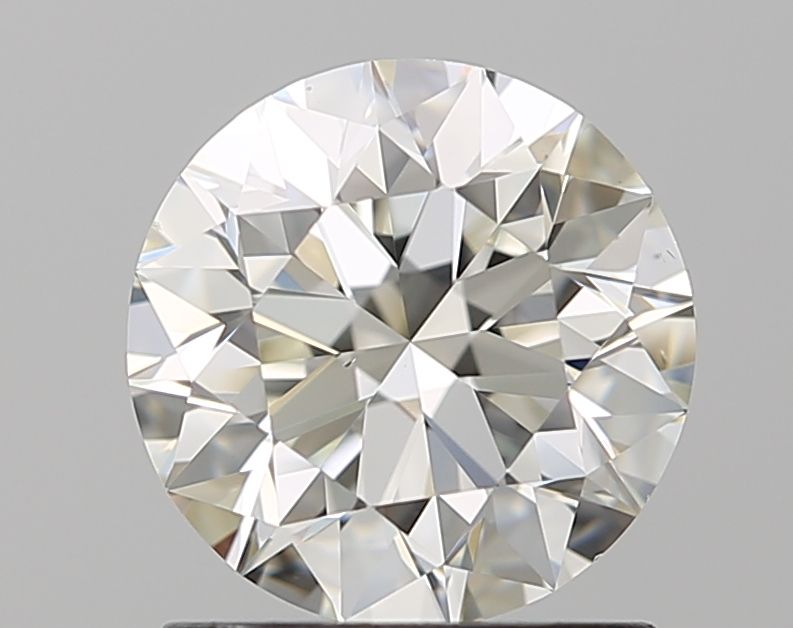 Diamante Naturale Taglio Brillante 1.26ct 3EX J VS2 - GIA - 6.85x6.9x4.31mm