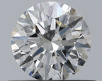Diamante Naturale Taglio Brillante 0.5ct 3EX F VS2 - GIA - 5.11x5.14x3.12mm