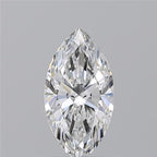 Diamante Naturale Taglio Marquise 0.7ct EX/VG F VVS2 - GIA - 9.09x4.66x2.84mm