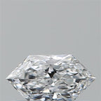 Diamante Naturale Taglio Esagonale 0.31ct VG/VG D VVS1 - GIA - 6.59x3.46x2.14mm