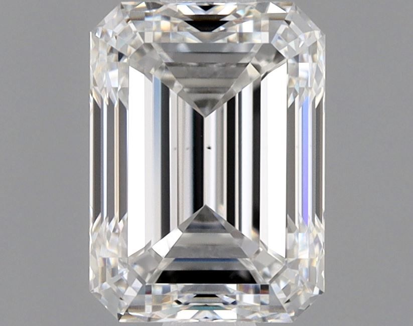 Diamante Naturale Taglio Smeraldo 1.01ct EX/EX E VS2 - GIA - 6.43x4.7x3.32mm