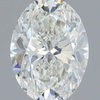 Diamante Naturale Taglio Ovale 0.5ct EX/EX E VVS1 - IGI - 5.96x4.39x2.86mm