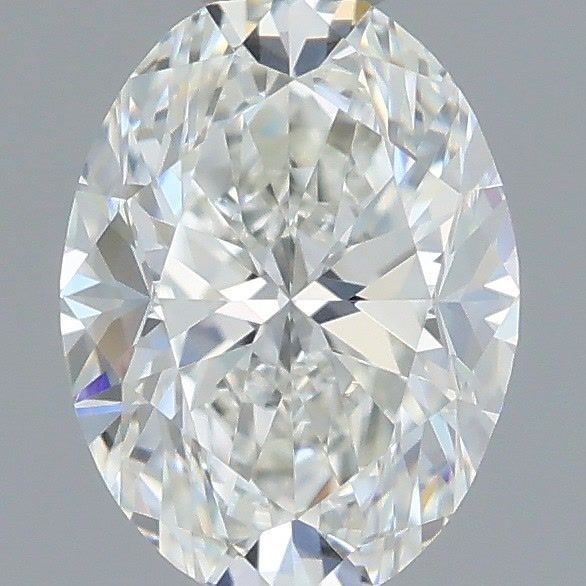 Diamante Naturale Taglio Ovale 0.5ct EX/EX E VVS1 - IGI - 5.96x4.39x2.86mm