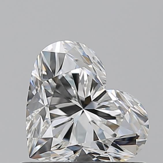 Diamante Naturale Taglio Cuore 0.7ct EX/EX H VVS2 - GIA - 5.34x6.27x3.74mm