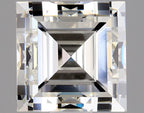 Diamante Taglio Radiant Quadrato 1.01ct VG/VG I VVS2 - GIA - 5.15x5.11x3.95mm