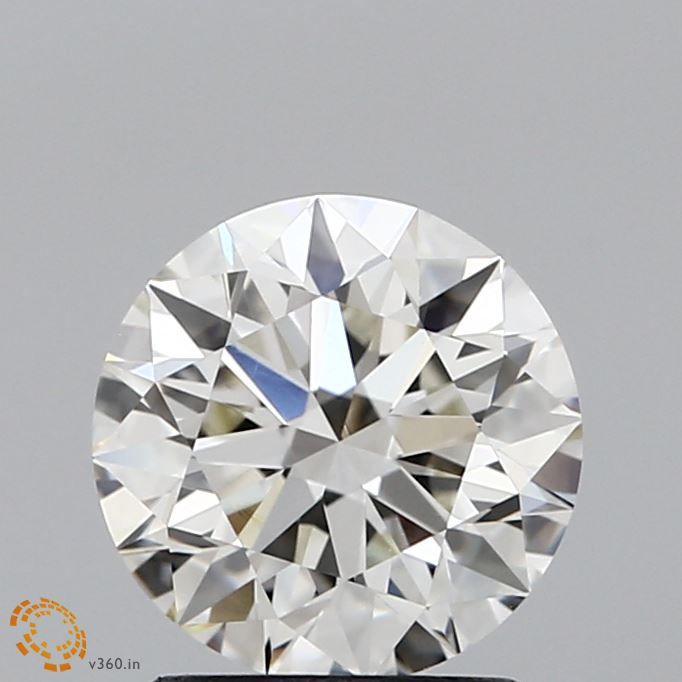 Diamante Naturale Taglio Brillante 1.57ct 3EX J VVS2 - GIA - 7.37x7.43x4.62mm