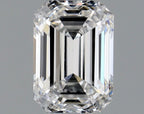 Diamante Naturale Taglio Smeraldo 0.7ct VG/EX E VS1 - GIA - 5.93x4.21x2.88mm