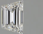 Diamante Naturale Taglio Trapezio 0.5ct VG/EX E IF - GIA - 3.92x6.13x2.54mm