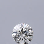 Diamante Naturale Taglio Brillante 0.19ct 3EX F VVS2 - IGI - 3.69x3.73x2.28mm