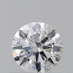 Diamante Naturale Taglio Brillante 0.5ct 3EX F VS2 - GIA - 5.12x5.09x3.1mm