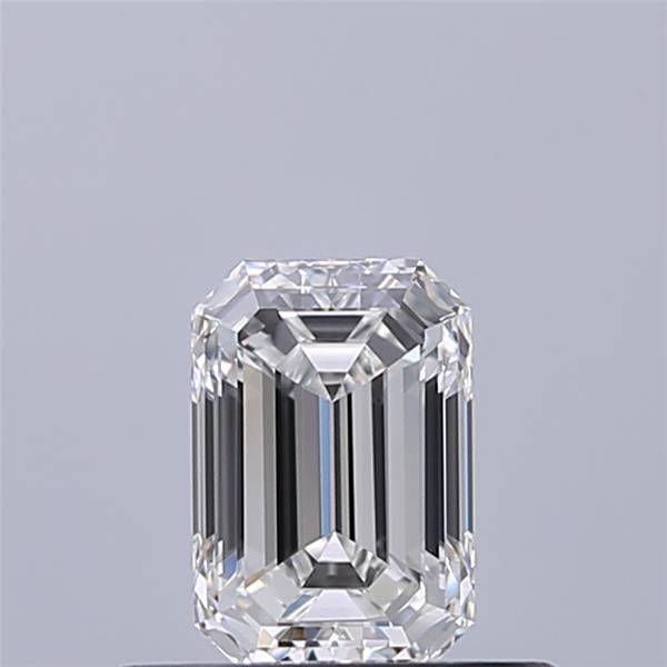 Diamante Naturale Taglio Smeraldo 0.45ct VG/EX F VVS2 - GIA - 5.39x3.63x2.47mm