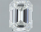 Diamante Naturale Taglio Smeraldo 0.56ct EX/EX H VVS1 - GIA - 5.46x4.07x2.7mm