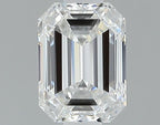 Diamante Naturale Taglio Smeraldo 0.61ct VG/EX E VS2 - GIA - 5.59x4.06x2.8mm