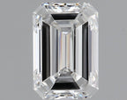 Diamante Naturale Taglio Smeraldo 0.96ct VG/VG E VVS1 - GIA - 6.84x4.61x3.04mm