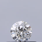 Diamante Naturale Taglio Brillante 0.27ct 3EX G IF - GIA - 4.11x4.13x2.57mm