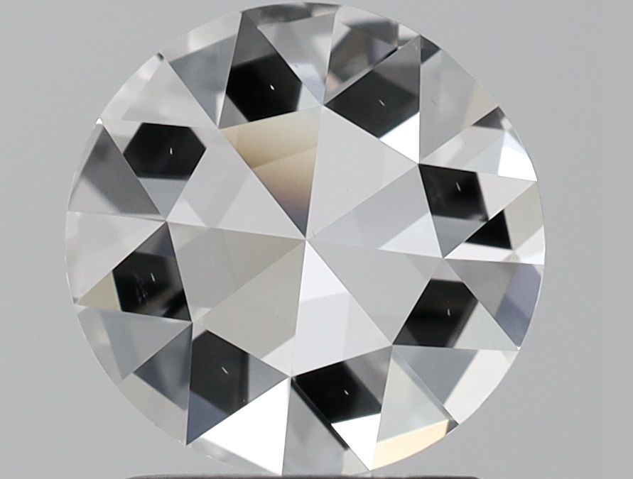Diamante Naturale Taglio Rosetta 0.91ct EX/EX F VS2 - GIA - 7.23x7.33x2.3mm