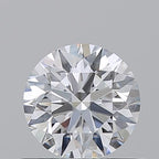 Diamante Naturale Taglio Brillante 0.61ct 3EX D VVS1 - GIA - 5.39x5.37x3.39mm