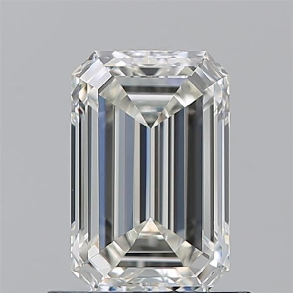 Diamante Naturale Taglio Smeraldo 0.96ct EX/EX J IF - GIA - 7.12x4.63x3.0mm