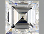 Diamante Taglio Radiant Quadrato 0.5ct EX/VG H VVS2 - GIA - 4.45x4.37x2.83mm