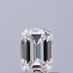 Diamante Naturale Taglio Smeraldo 0.51ct VG/VG F VVS1 - GIA - 5.4x3.79x2.56mm