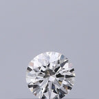 Diamante Naturale Taglio Brillante 0.19ct 3EX F VVS1 - GIA - 3.7x3.72x2.28mm