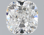 Diamante Taglio Cushion Brillante 0.81ct VG/EX F VS1 - GIA - 5.4x5.05x3.57mm