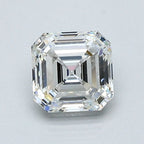 Diamante Taglio Smeraldo Quadrato 1.01ct EX/EX H VVS1 - GIA - 5.55x5.52x3.64mm