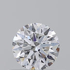 Diamante Naturale Taglio Brillante 0.5ct G/VG/EX E VVS2 - GIA - 5.0x4.97x3.15mm