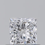 Diamante Naturale Taglio Princess 0.56ct EX/EX D VVS2 - GIA - 4.44x4.43x3.22mm