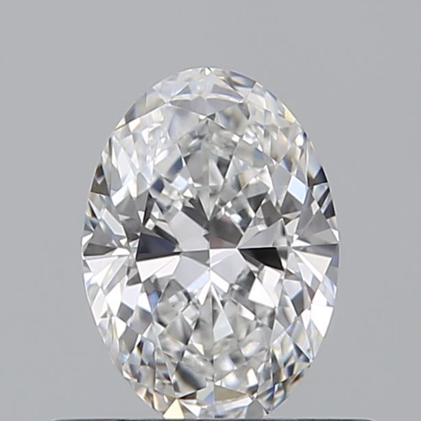 Diamante Naturale Taglio Ovale 0.5ct EX/EX E VVS2 - GIA - 6.34x4.47x2.65mm