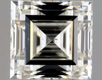 Diamante Taglio Radiant Quadrato 1.02ct EX/EX J VS2 - GIA - 5.46x5.27x3.6mm