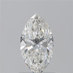 Diamante Naturale Taglio Marquise 0.9ct EX/VG H IF - GIA - 9.66x5.22x3.11mm