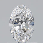 Diamante Naturale Taglio Ovale 0.6ct VG/EX D VS1 - GIA - 7.47x4.78x2.74mm