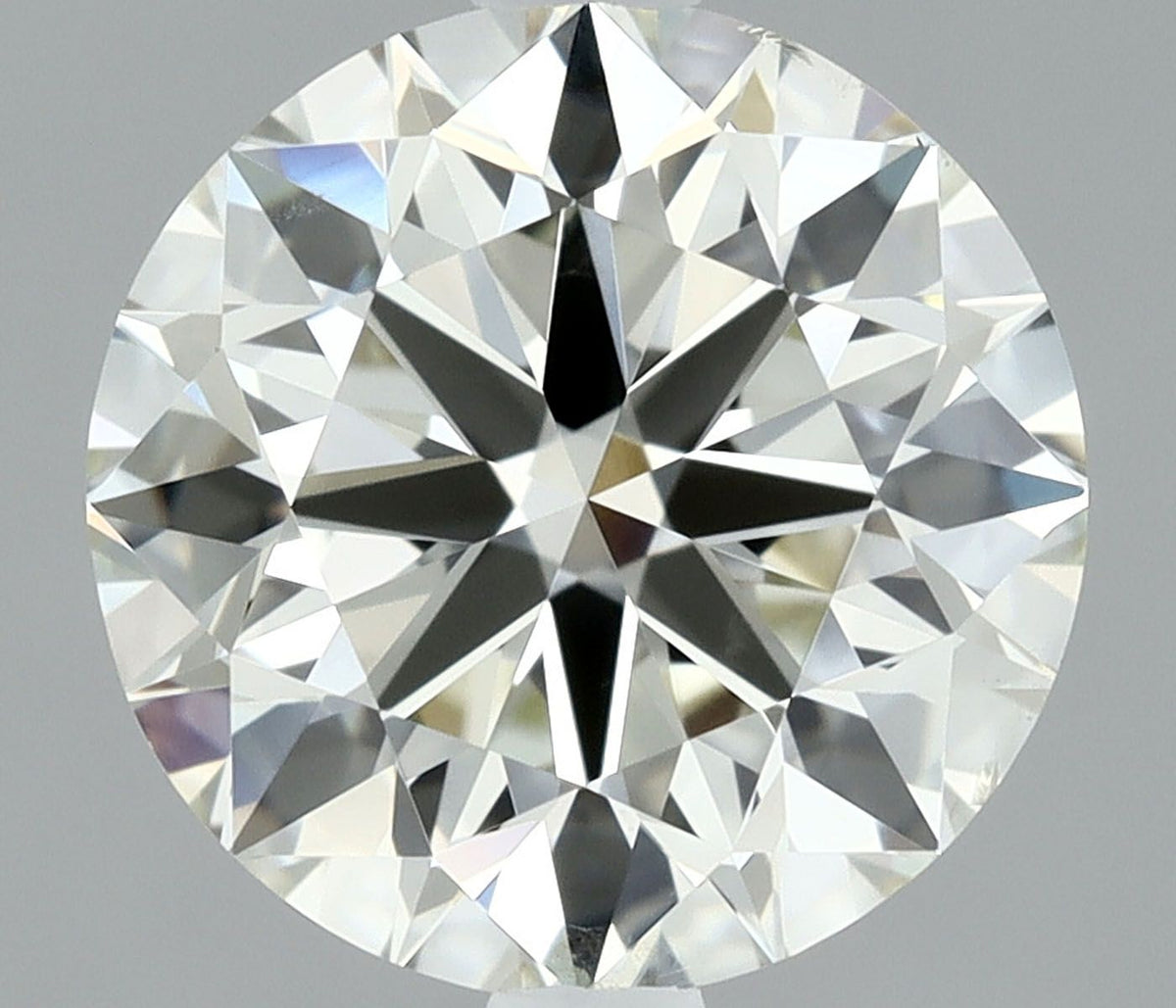 Diamante Naturale Taglio Brillante 1.71ct 3EX J VS2 - IGI - 7.54x7.59x4.73mm