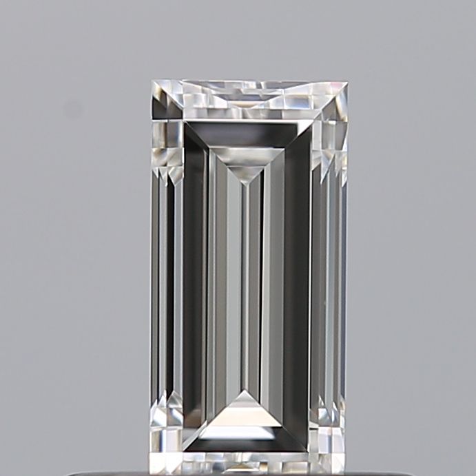 Diamante Naturale Taglio Baguette 0.44ct EX/EX E VVS2 - GIA - 6.26x2.98x2.24mm
