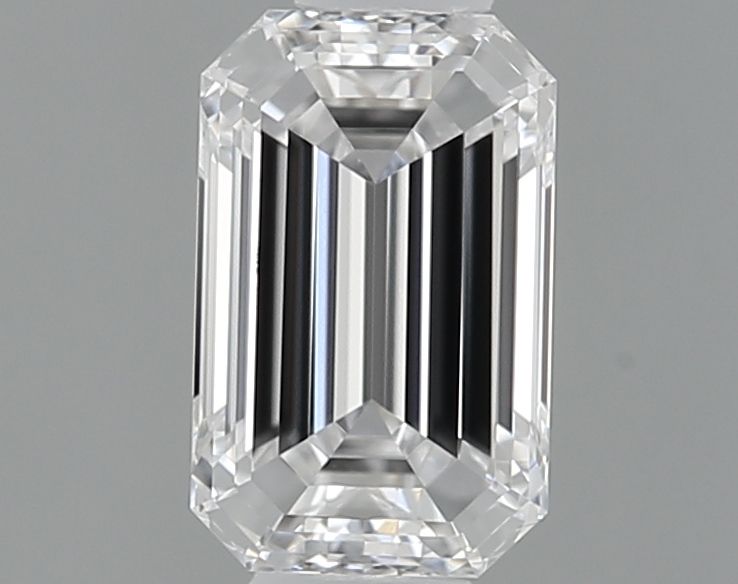 Diamante Naturale Taglio Smeraldo 0.48ct VG/EX D VVS1 - GIA - 5.67x3.59x2.41mm