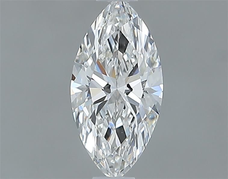 Diamante Naturale Taglio Marquise 0.55ct VG/EX F VS2 - GIA - 8.6x4.25x2.65mm