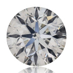 Diamante Naturale Taglio Brillante 0.5ct G/VG/EX H VVS1 - GIA - 4.93x4.98x3.25mm