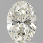 Diamante Naturale Taglio Ovale 0.91ct VG/EX I VS2 - GIA - 5.39x7.72x3.38mm