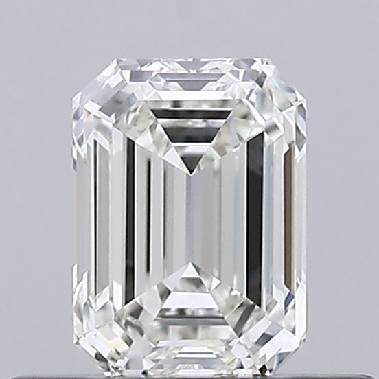 Diamante Naturale Taglio Smeraldo 0.46ct VG/EX I IF - GIA - 5.08x3.68x2.46mm