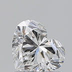 Diamante Naturale Taglio Cuore 1.03ct EX/EX F IF - GIA - 5.86x6.87x4.3mm