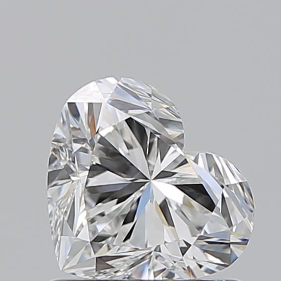 Diamante Naturale Taglio Cuore 1.03ct EX/EX F IF - GIA - 5.86x6.87x4.3mm