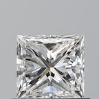 Diamante Naturale Taglio Princess 0.7ct VG/EX G VVS1 - GIA - 4.96x4.79x3.57mm