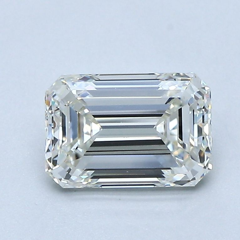 Diamante Naturale Taglio Smeraldo 1.3ct VG/VG J VS1 - GIA - 7.41x5.1x3.55mm